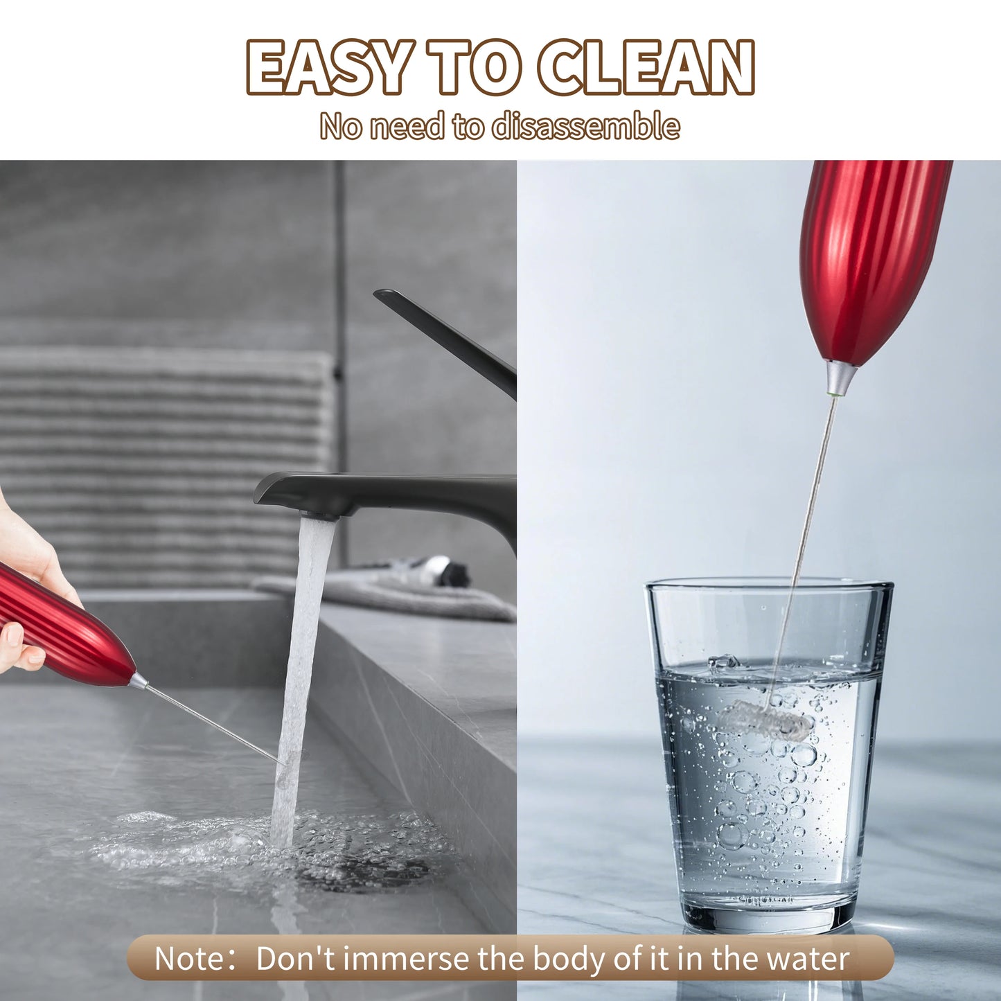 Household Kitchen Portable Mini Handheld SUS304 Mixing Head Electric Food Blender Drink Mixer Coffee Milk Frother With Stand