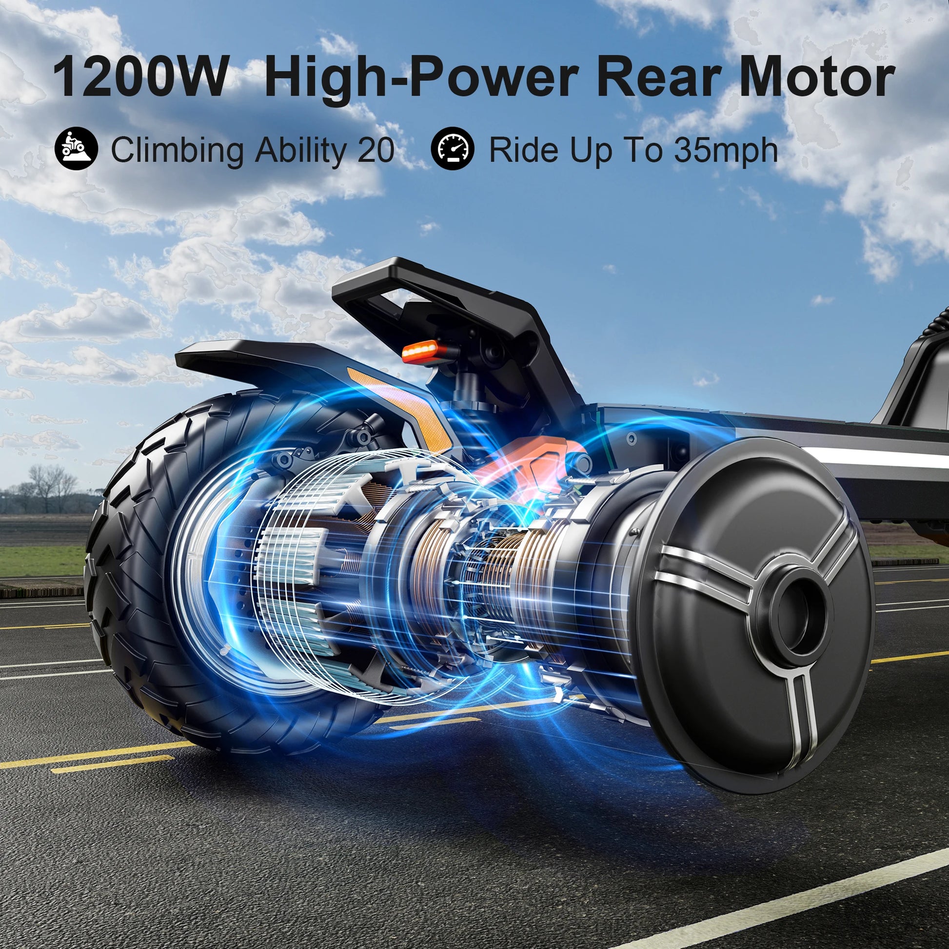 DECE DES20 Adult Electric Scooter 1200W Motor E-Scooter 48V13AH Battery 10 Inch Tire City Escooter.