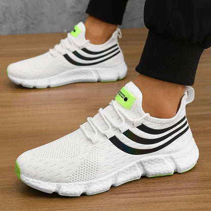 Men’s Sneakers Comfortable Breathable Platform Shoes Summer Man Running Shoes Breathable Comfortable Fashion Walking Sneakers.