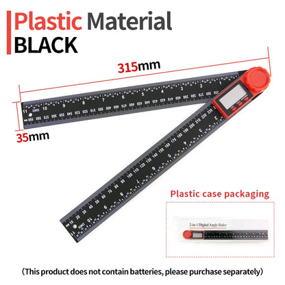 Goniometer, elektronischer Winkelmesser, digitales Messgerät, Winkelmesswerkzeug, Mehrwinkellineal, Holzbearbeitungswerkzeuge, Messgerät, Winkelsucher 360°