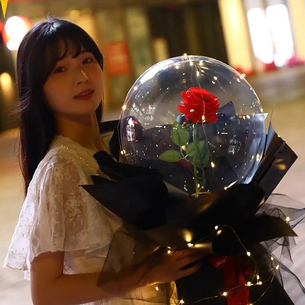 6 stücke 3 satz Transparent Party Glow Bobo Led Ball Leuchten Ballons Hochzeit Blase Ballon Hochzeit Geburtstag Dekoration einzigen.