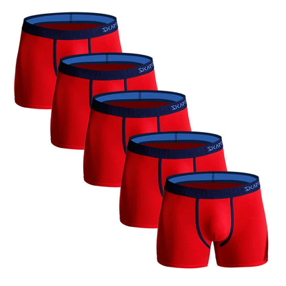 5 stücke baumwolle boxershorts männer höschen benutzerdefinierte männer unterhosen sexy herren boxer unterwäsche für mann drucken homme boxershorts calecon