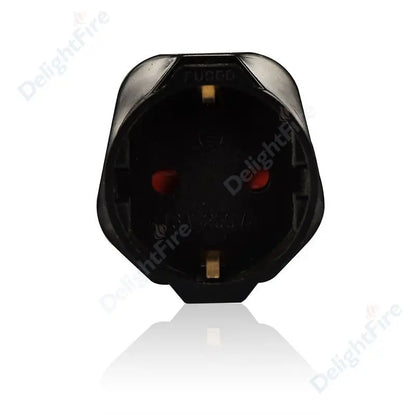 Europäischer EU-zu-UK-Steckeradapter, Standard Euro, 250 V, EU-Stecker auf UK-Steckdose, Netzteil, Steckdose.