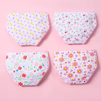 3/6/12 Pcs Cotton Panties Sets Girls Kids Short Briefs Children Underwear Child Cartoon Shorts Underpants Lace Panties Cute New.