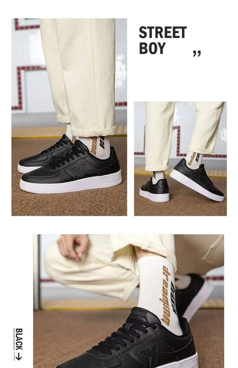Xtep Skateboarding Shoes Non-Slip Wear-Resistant Casual White Couple Skate Sneakers Male Female Luxury Brand Shoes 881219319851