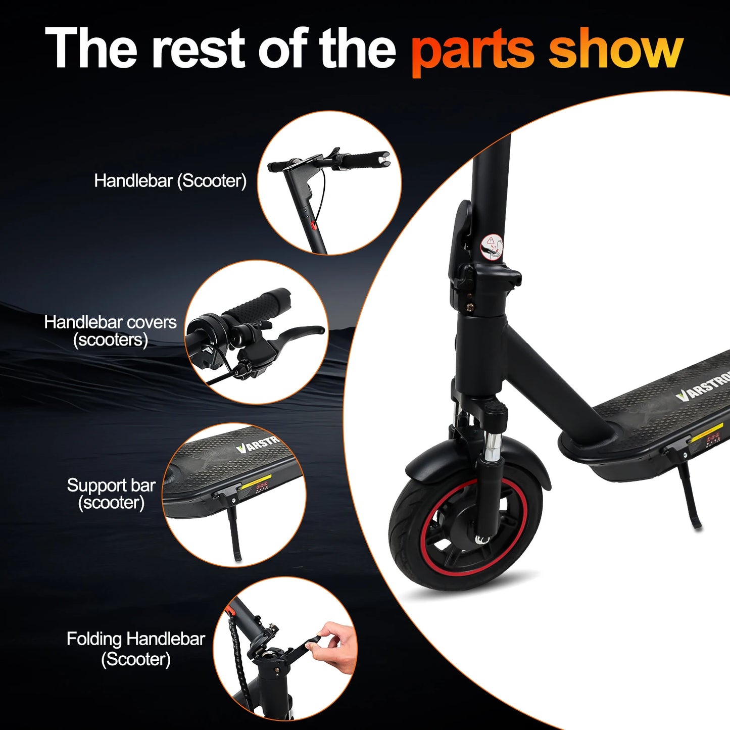 Electric Scooter For Adults Max Speed 35Km/h Electric Scooter 500W (Peak 750W ) Adult Scooter Electric Kick Scooter.