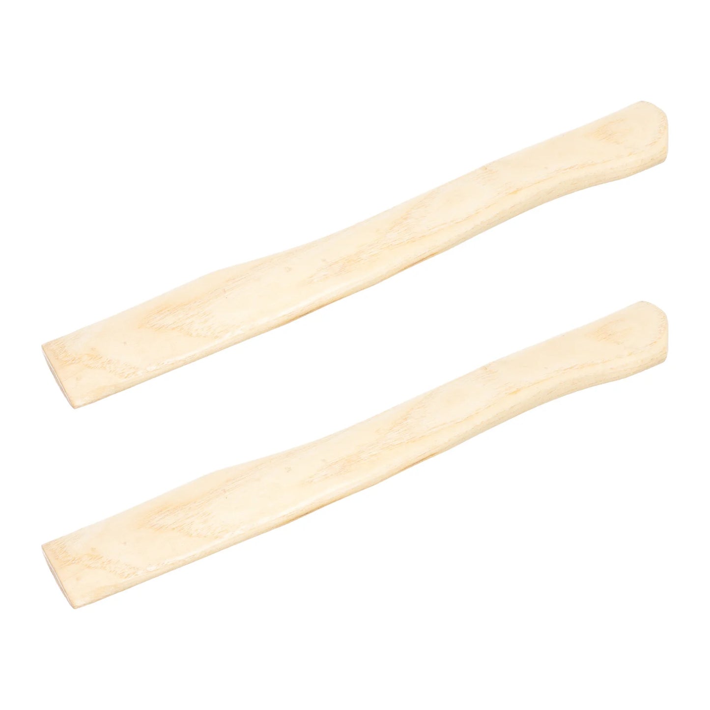 2-teiliger Holzaxt-Ersatz-Beilgriff, langlebiger natürlicher Holzgriff, ergonomisches Design, geeignet für verschiedene Achsen, langfristige Nutzung