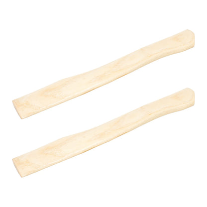 2-teiliger Holzaxt-Ersatz-Beilgriff, langlebiger natürlicher Holzgriff, ergonomisches Design, geeignet für verschiedene Achsen, langfristige Nutzung