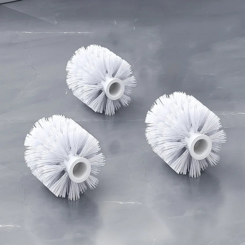 1 Stück weiße und schwarze Kopf Ersatz-Toiletten bürste-ideal für die Reinigung von Hygiene werkzeugen für die Badezimmer reinigung