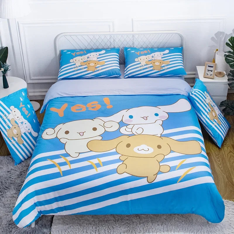 Sanrio Cinnamorolls Animation Derivatives Bedding Sets Australia /Europe/USA Full Queen King Size Quilt Duvet Cover.