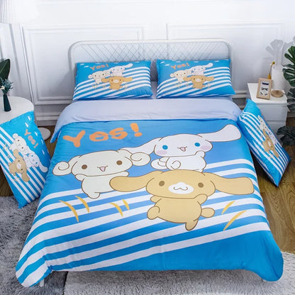 Sanrio Cinnamorolls Animation Derivatives Bedding Sets Australia /Europe/USA Full Queen King Size Quilt Duvet Cover.