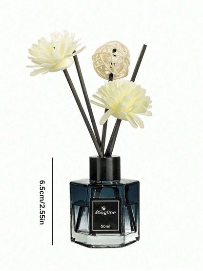 50ml Natural Essential Oils Air Freshener Romantic Aromatherapy Kits Gift Box Lavender Bergamot For Diffuser Home Bedroom Office.