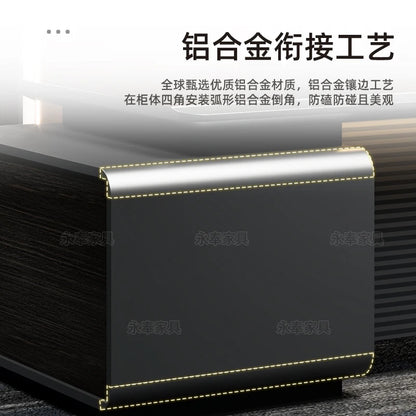 Nordischer minimalistischer Büroschreibtisch, moderner Luxus, Kreativität, Designer, L-förmiger Schreibtisch, fortschrittlicher Raum, Büromöbel, Arbeitstisch FYOD