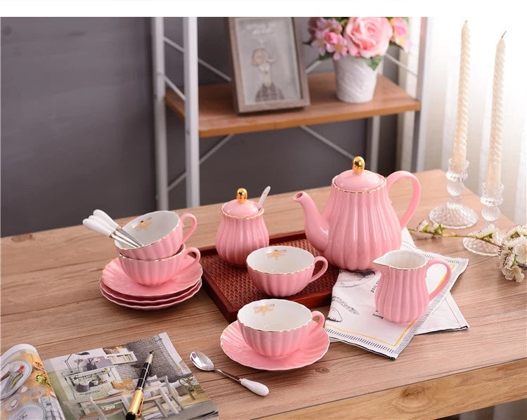 English set ceramic afternoon tea.