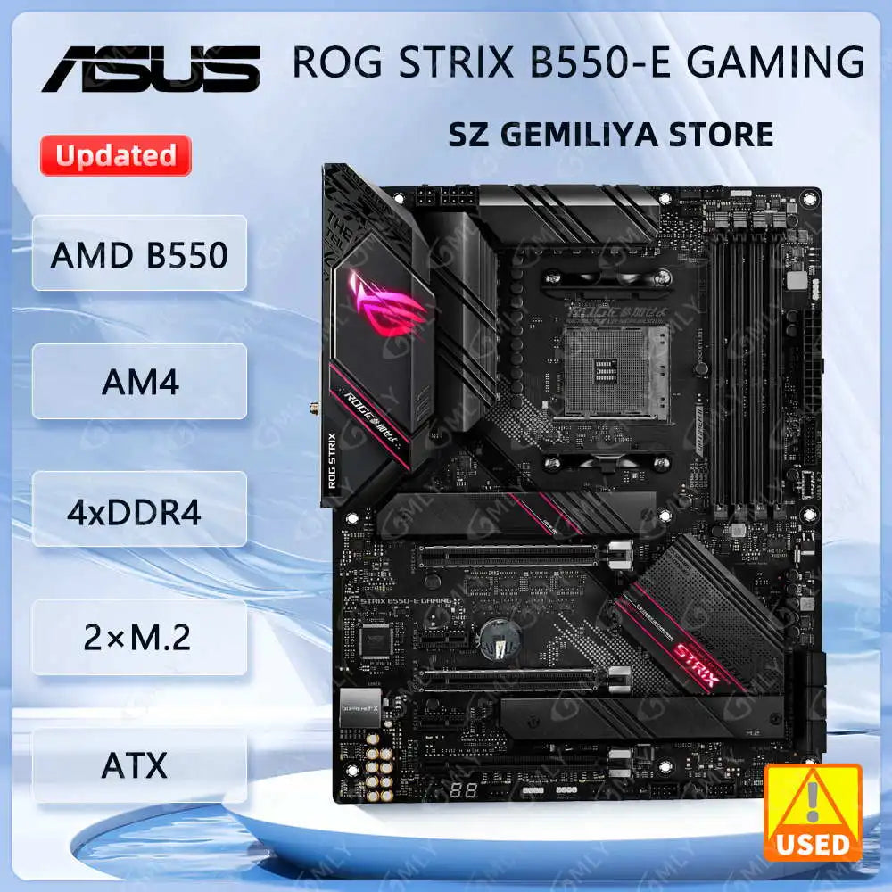 ASUS ROG STRIX B550-E GAMING Motherboard AMD B550 Socket AM4 DDR4 128GB support AMD Ryzen 5600 5700 3900 4500 4300 cpu M.2 SSD.