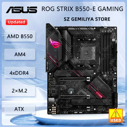 ASUS ROG STRIX B550-E GAMING Motherboard AMD B550 Socket AM4 DDR4 128GB support AMD Ryzen 5600 5700 3900 4500 4300 cpu M.2 SSD.
