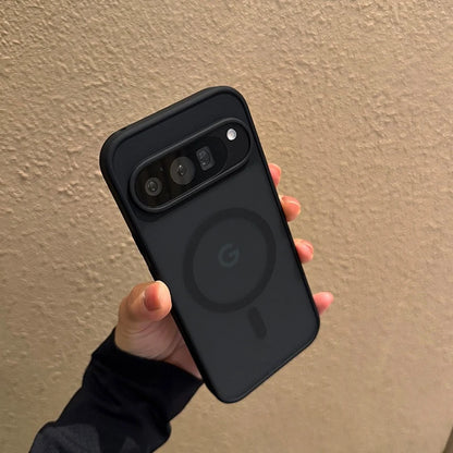 Magsafe Translucent Matte Magnetic Case For Google Pixel 10 ProXL 9 Pro XL 10Pro 10 9A Wireless Charging Candy Color Slim Cover.