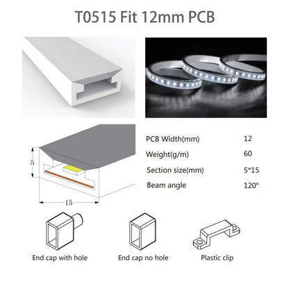 Neon LED Silicone Tube Flexible Soft Light For SK6812 WS2812B WS2811 DIY Holiday Decoration Strip Bar Lighting Tape Waterproof.