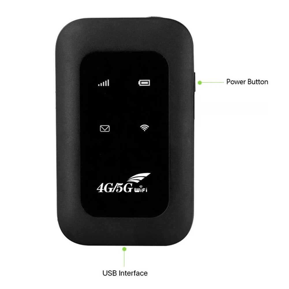 FM800 4G Lte WiFi Router Wireless 150Mbps Hotspot with SIM Card Slot Chip Portable Modem 3000mAh Mini Mobile Hotspot Plug & Play.