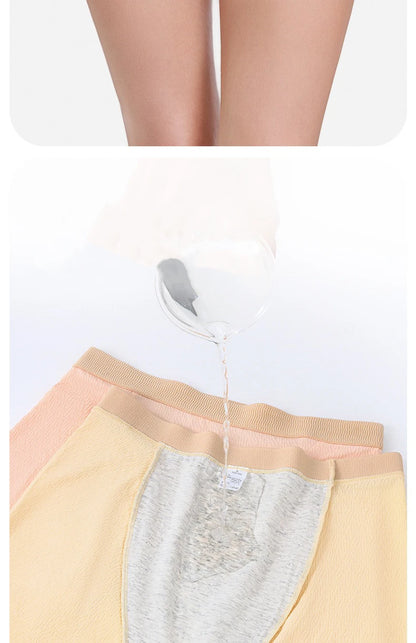 4pcs Women's Safety Pants Physiological Underwear High Waist Shorts Panties For Women Plus Size No Trace Leggings Safety Panty.