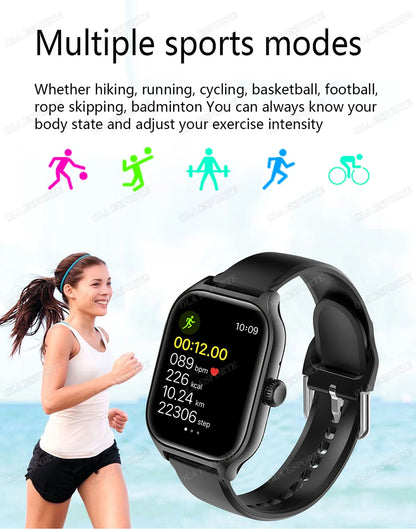 Smart Watch For Android IOS Watches 1.83inch HD Display Bluetooth Call Message Alert Music Sports Mode Smartwatch Men Women Gift.