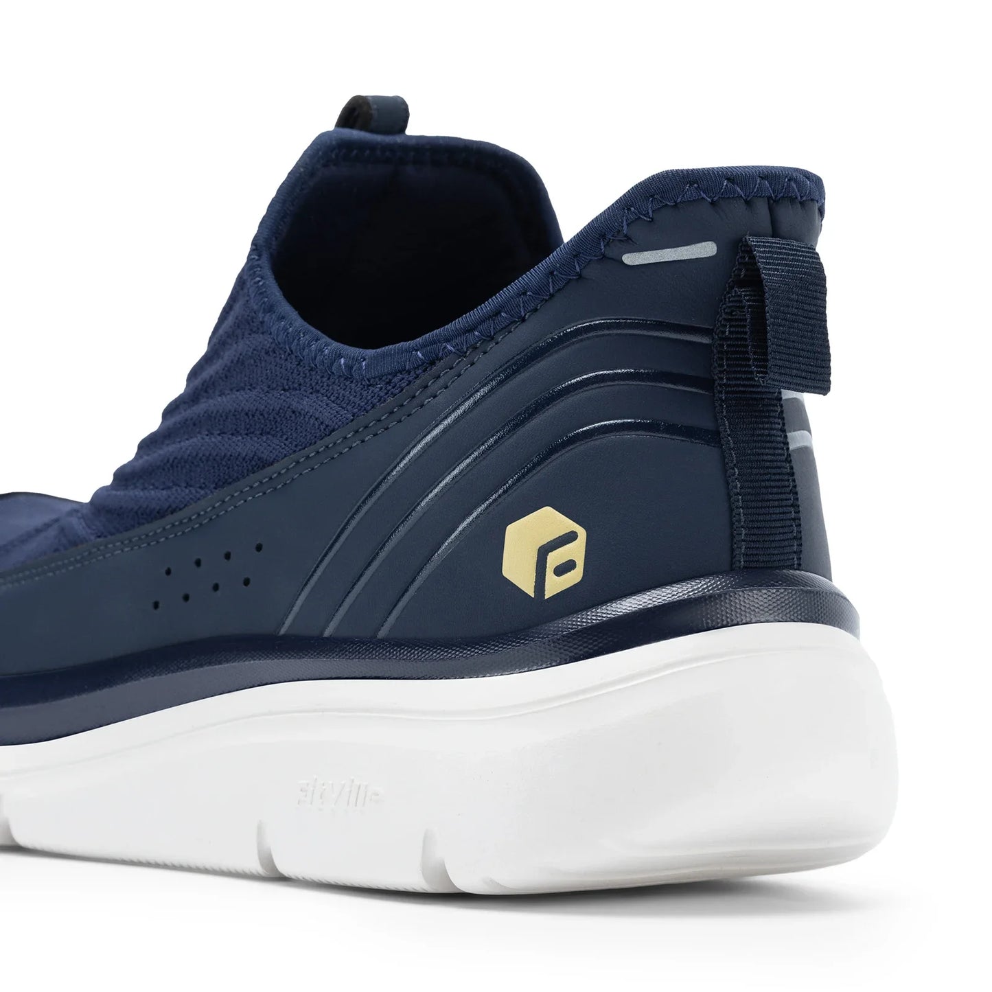 Fitville Wide Men'S Slip-On Running Shoes Lightweight Breathable Outdoor Casual Sports Walking Shoes Sneakers For Swollen Feet