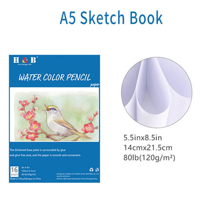 Professionelles Skizzenstift-Set, Zeichenset, Buntstift-Set zum Skizzieren, Briefpapier-Set.