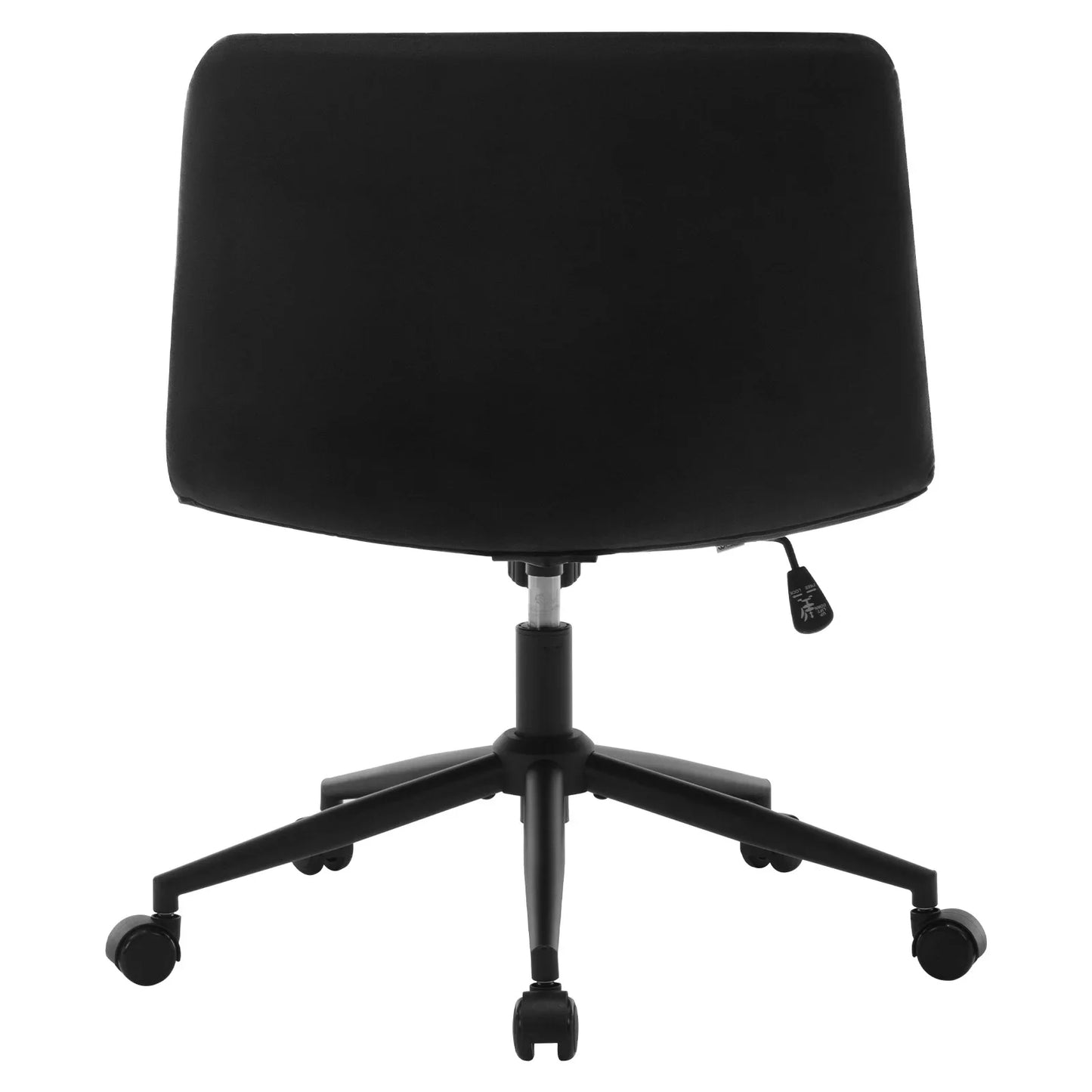 WOLTU Ergonomischer Bürostuhl aus Samt, drehbarer Rollenstuhl, Rückenlehne, gekreuzte Beine, neigbarer, höhenverstellbarer Schminkstuhl