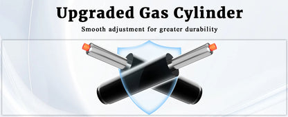 Ergonomischer Gaming-Stuhl, elektronischer Gaming-Stuhl mit Massage-Lendenwirbelstütze und Fußpedalen, Computerstuhl aus Stoff