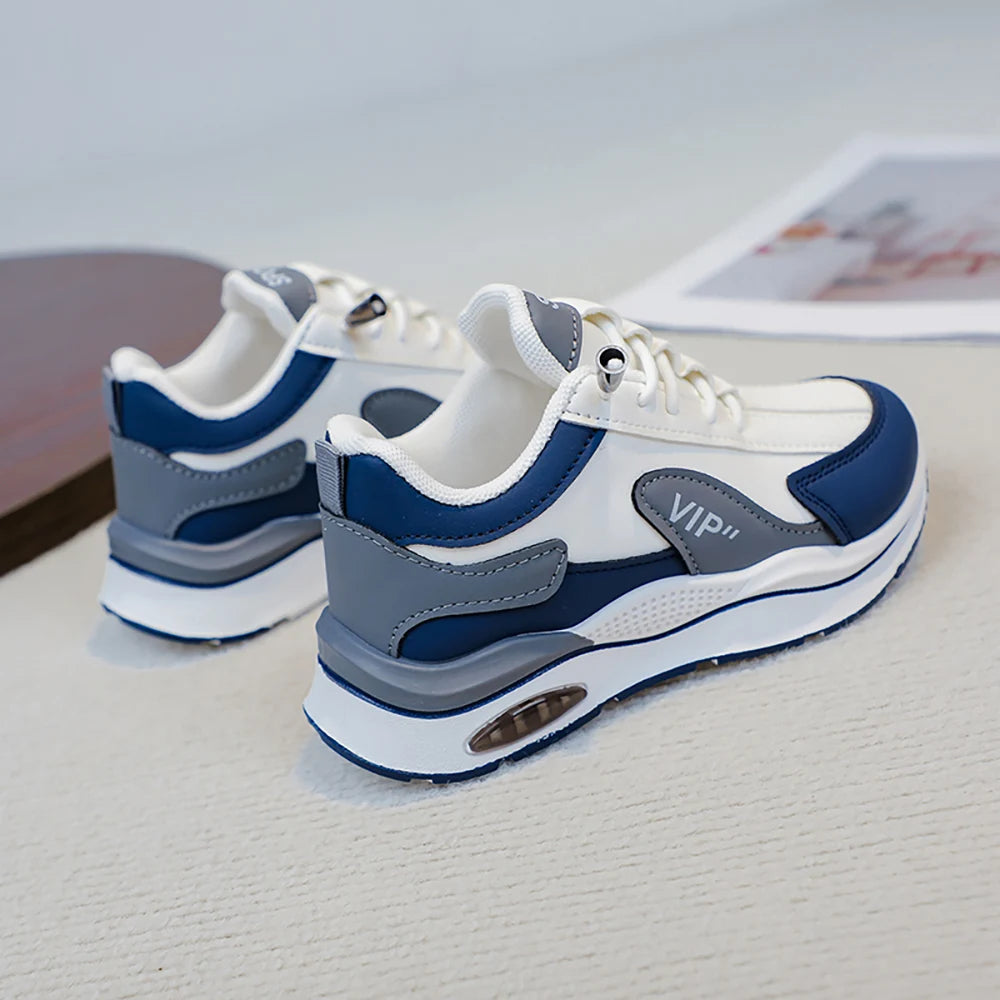 Teenager Kid's Sneakers For Autumn PU Leather Waterproof Children's Sport Shoes Trend Fashion Outdoor Running Shoes For Boys.