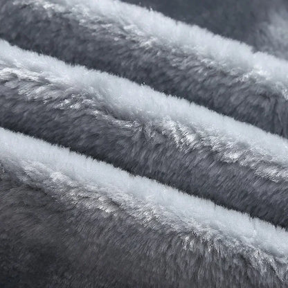 New Winter Fleece Thicken Men's Two-piece Zipper Sports Set Hooded Thermal Suit Casual Oversized Tracksuit 4XL 5XL Funny Suit.