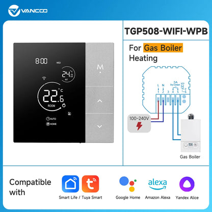 WiFi Thermostat Tuya Smart Home Thermoregulator For Boiler/Electric/Underfloor Heating Temperature Controller Alice Alexa Google