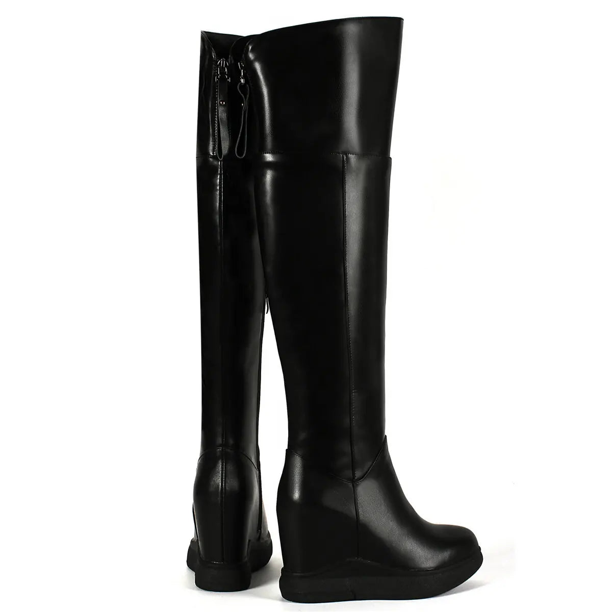 Winter Pumps Size 46 Shoes Women Big Size 45 Genuine Leather Wedges High Heel Over The Knee Snow Boots Size 44 Chunky Sneakers.