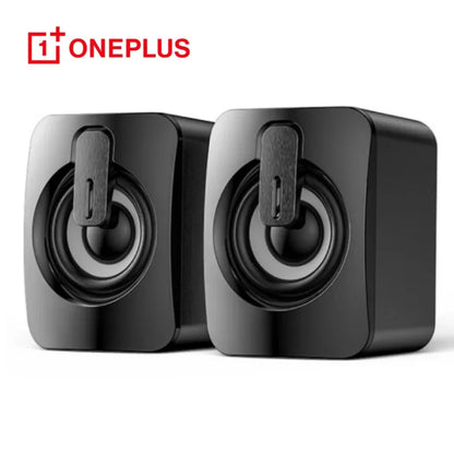 Oneplus Computer Speaker Stereo Sound With Microphone AUX Home Office Speaker for Macbook Desktop Notebook Computer Loudspeaker.