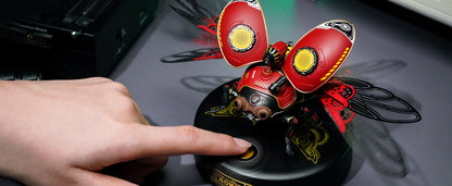 Robotime Rokr Scout Beetle MI02 ABS Metal Punk Style 3D Puzzle Gift for Boys Adults Easy Assembly Mechanical Design DIY Toys.