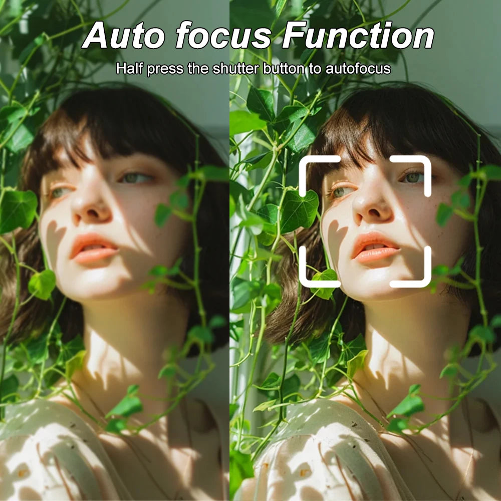 Ourlife AC800 Compact Digital Photography Camera 4K WiFi Webcam Retro Vlog Recorder YouTube 3" Screen 16x Digital Zoom Camera.