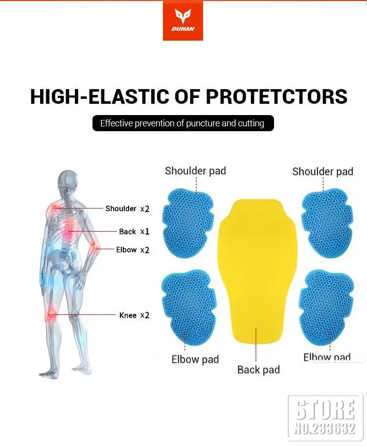 New Winter Motorcycle Jacket Warm Motorcycle Pants Wear-resistant Motorcycle Motocross Jacket Windproof Moto Protector.