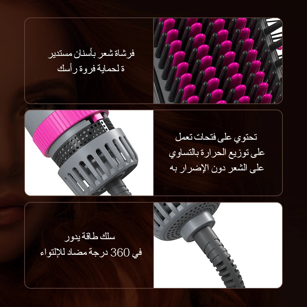 Kinseibeauty Professional hair stylist salon hair dryer curling iron hair equipment straightening electric comb three speed mode.