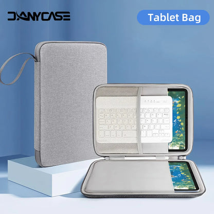 Tablet Handbag Case for 9-13 inch Tablet for 2024 New iPad Air 11/13 Pro 11/13 Sleeve Carrying Case Protective Travel Bag.