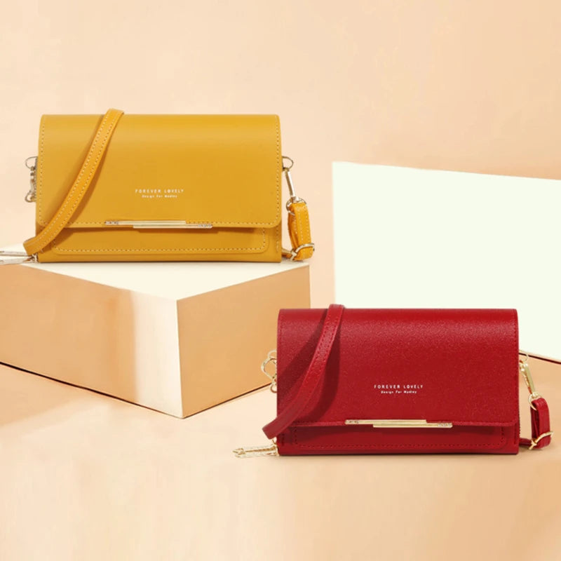 Women's Wallet Korean Handbag Multi Card Large Capacity Casual Shoulder Bag Mobile Phone Packet Fashion New Style.