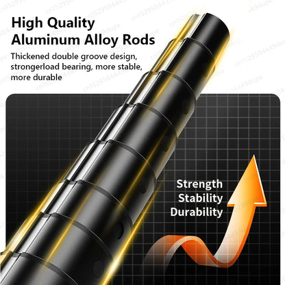 Selfie Stick with Wireless Bluetooth Remote, Portable 72 Inch Aluminum Alloy Selfie Stick Phone Tripod for iOS Android Cellphone.