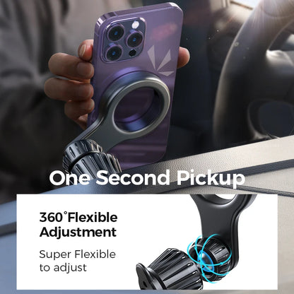 Joyroom Magnetic Car Phone Holder Universal Strong Car Air Vent Phone Mount Compatible with iPhone Samsung LG Google Pixel, etc.