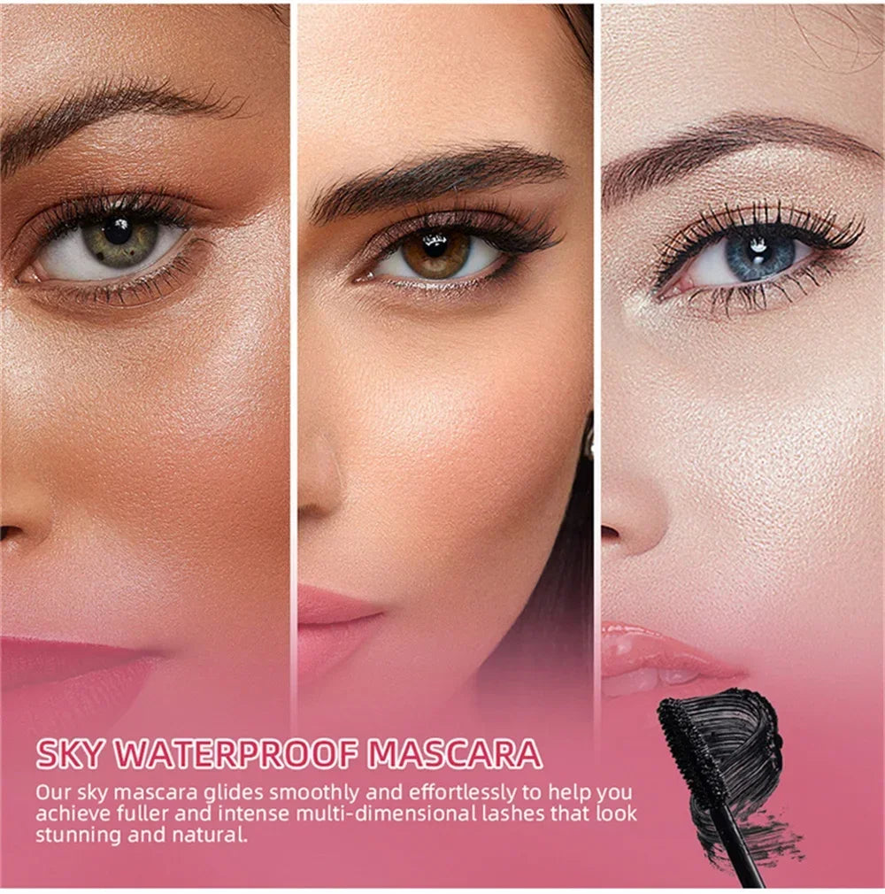 Film Power 4D Waterproof Volume and Curl Mascara Mascara Waterproof Cosmetic Makeup Brushes Sheglam Makeup Rare Beauty Makeup.