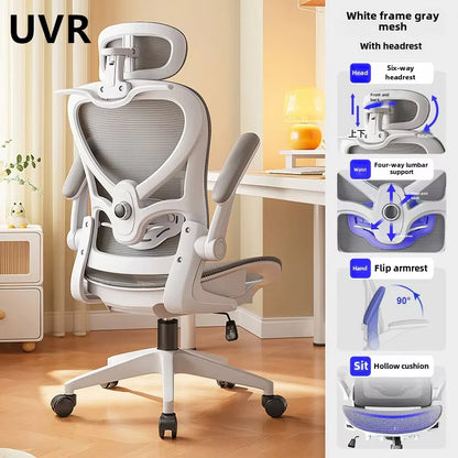UVR Spiel Computer Stuhl Bürostuhl Sitzen Komfort Mesh Atmungsaktive Personal Stuhl Ergonomisches Design Rückenlehne Wohnmöbel
