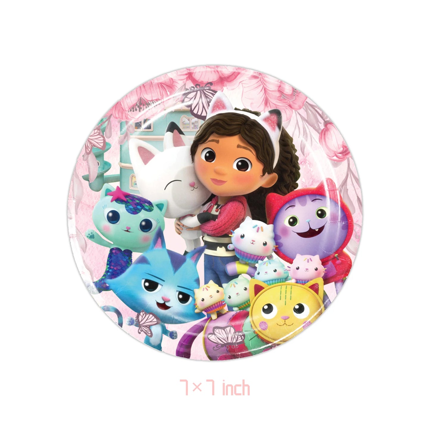 Disney Gabby Puppenhaus Geburtstag Party Dekoration Ballon Servietten Kinder Einweggeschirr Thema Party Supplies Kinder Geschenke