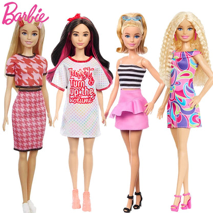 Barbie Dolls Fashionable Barbie Doll Set for Girls Princess Toy Birthday Present.