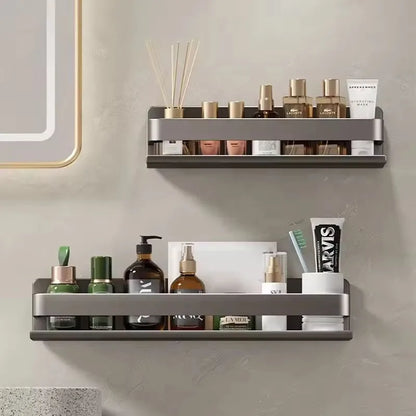 Badezimmermöbel, multifunktionales Aufbewahrungsregal für Dusche, ohne Bohren, Shampoo-Halter, Zubehör, Organizer, Regale, Zuhause