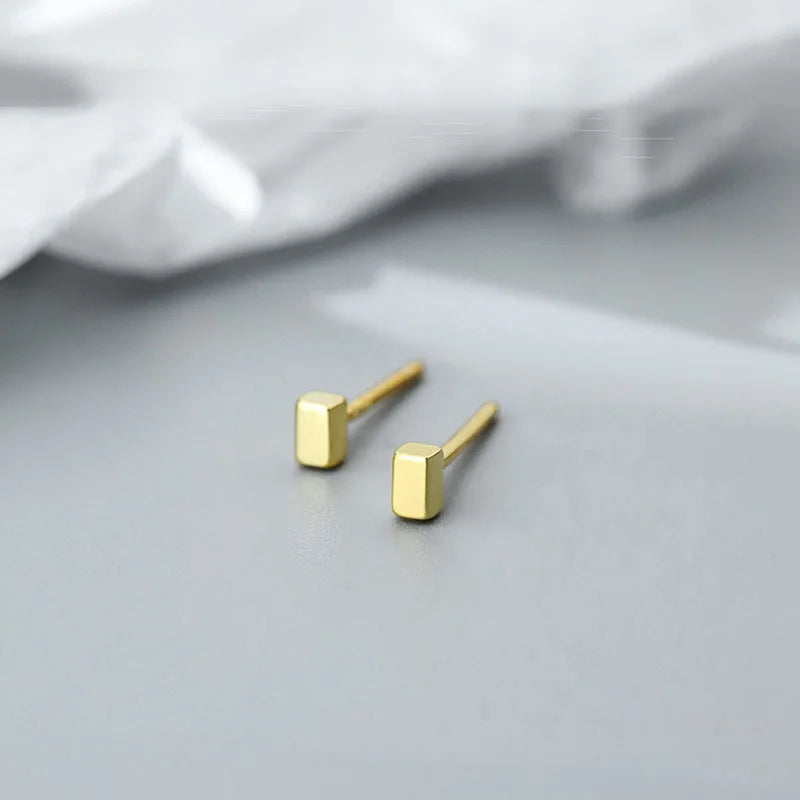 silver-plate Gold Color Mini Small Butterfly Heart Stud Earring For Women Cartilage Helix Tragus Ear Piercing Jewelry Gift.