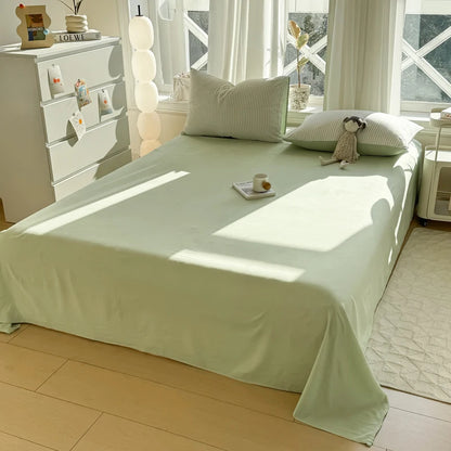 Washed Cotton Duvet Cover Set Quilt Set Ins Nordic Minimalist Style Grey Strip Bed Set Home Textile Bedding Set Bed Sheets 2025.