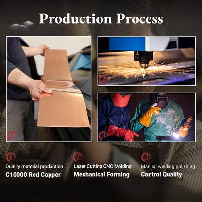 HOOLOO 8L Copper Distiller Essential Oil Hydrosol Still Home Distiller Direct Fire Hea Equipment DIY from Herbs Plants & Flowers.